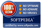 100% CLEAN - certified by Softpedia